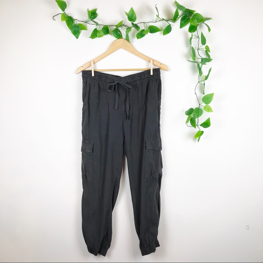 Cloth and Stone Satin Trimmed Cargo Pant